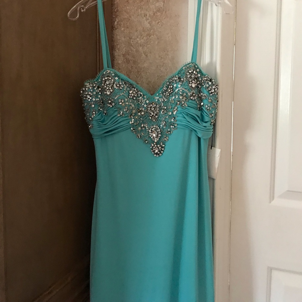 Turquoise Jovani Gown